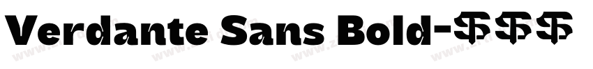 Verdante Sans Bold字体转换 Verdante Sans Bold字体转换